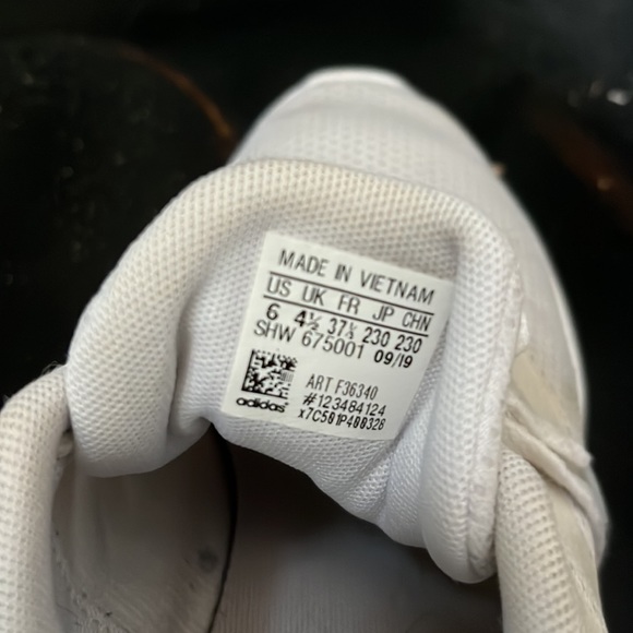 White Adidas Sneakers - Picture 3 of 3